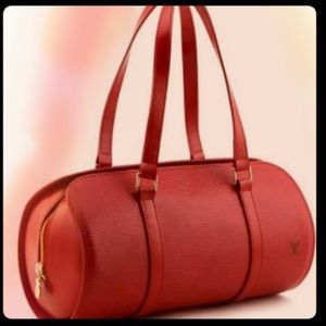 Auth LV Epi Papillon Bag